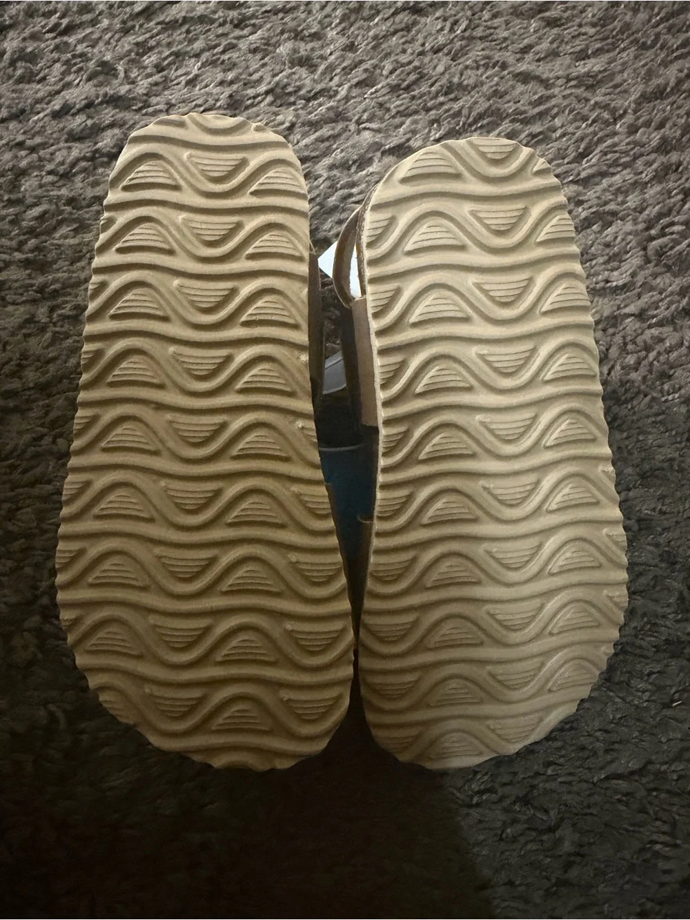 The Children's Place Tan Double-Buckle Kids Sandals